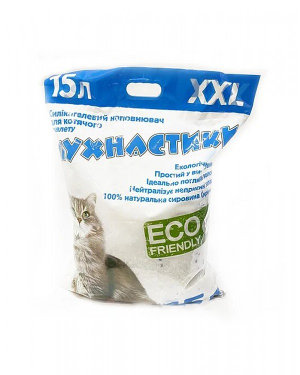 Силікагелевий наповнювач "Пушистики" Силікагелевий наповнювач "Пушистики"