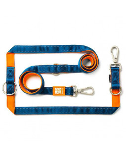 Max & Molly Multi-Function Leash Matrix Orange Багатофункціональний повідець, малюнок "Матрікс помаранчевий"