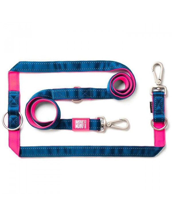 Max & Molly Multi-Function Leash Matrix Pink Багатофункціональний повідець, малюнок "Матрікс рожевий"