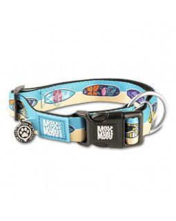 Max & Molly Smart ID Collar Aloha Нашийник з QR-кодом, малюнок "Алоха"