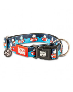 Max & Molly Smart ID Collar Frenzy the Shark Нашийник з QR-кодом, малюнок "Шалена акула"