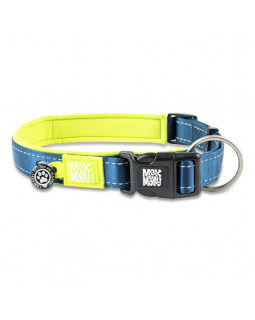Max & Molly Smart ID Matrix Lime Green Нашийник з QR-кодом, малюнок "Матрикс зелений лайм"