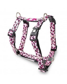 Max & Molly H-Harness Leopard Pink Шлея, малюнок "Леопард рожевий"