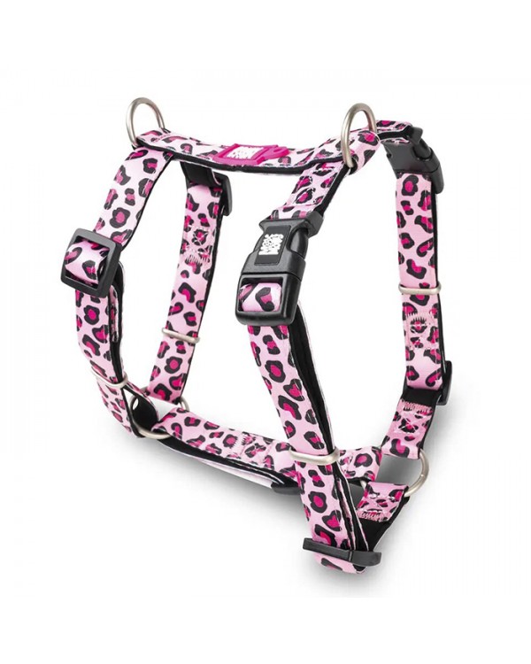 Max & Molly H-Harness Leopard Pink Шлея, малюнок "Леопард рожевий"