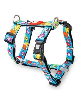 Max & Molly H-Harness Little Monsters Шлея, малюнок "Маленькі монстри"