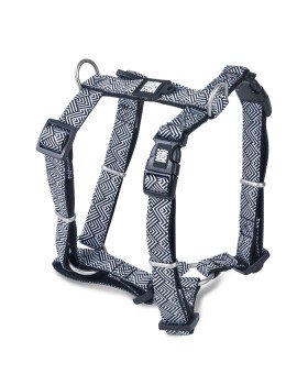 Max & Molly H-Harness Mykonos Black Шлея, малюнок "Міконос чорний"