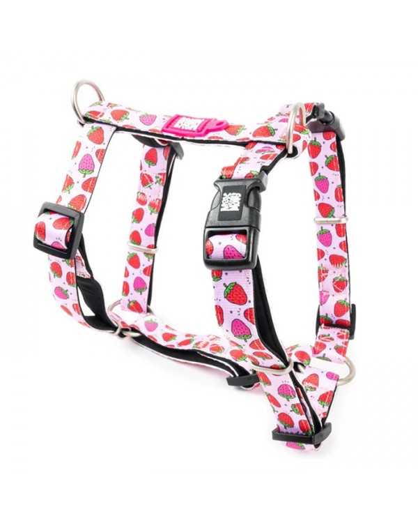 Max & Molly H-Harness Strawberry Dream Шлея, малюнок "Полуниця"