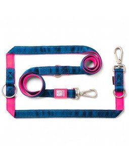Max & Molly Multi-Function Leash Matrix Pink Багатофункціональний повідець, малюнок "Матрікс рожевий"