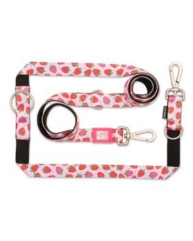 Max & Molly Multi-Function Leash Strawberry Dream Багатофункціональний повідець, малюнок "Полуниця" Max & Molly Multi-Function Leash Strawberry Dream Багатофункціональний повідець, малюнок "Полуниця"