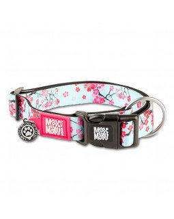 Max & Molly Smart ID Collar Cherry Bloom Нашийник з QR-кодом, малюнок "Квітуча вишня"