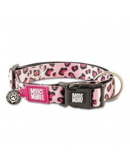 Max & Molly Smart ID Collar Leopard Pink Нашийник з QR-кодом, малюнок "Леопард рожевий"