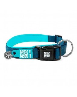 Max & Molly Smart ID Collar Matrix Sky Blue Нашийник з QR-кодом, малюнок "Матрикс небесно-блакитний"