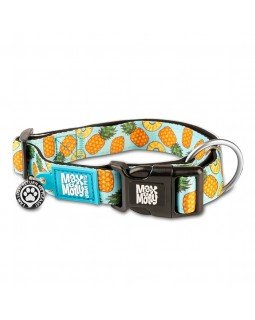 Max & Molly Smart ID Collar Sweet Pineapple Нашийник з QR-кодом, малюнок "Солодкий Ананас"