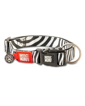 Max & Molly Smart ID Collar Zebra Нашийник з QR-кодом, малюнок "Зебра"
