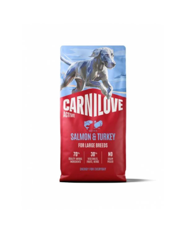 Carnilove Adult Large Breed Salmon & Turkey для дорослих собак великих порід з лососем та індичкою