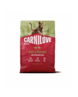 Сухий корм для стерилізованих котів Carnilove Active Duck & Pheasant Sterilised з качкою та фазаном