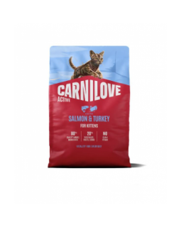 Carnilove Cat Salmon & Turkey Kitten для кошенят з лососем та індичкою