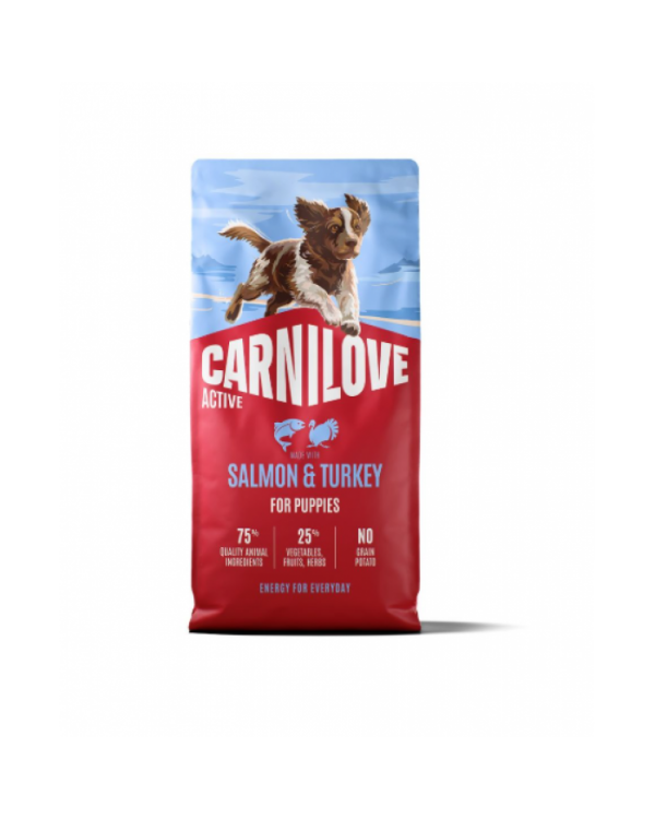 Carnilove Puppy Salmon & Turkey для цуценят всіх порід з лососем та індичкою