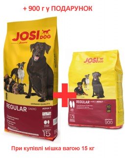Josera JosiDog Regular 15 кг + 0.9 кг Josera JosiDog Regular 15 кг + 0.9 кг