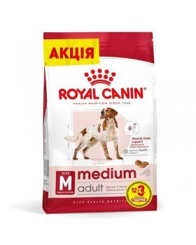 Royal Canin Medium Adult 15 кг (12 + 3 кг)