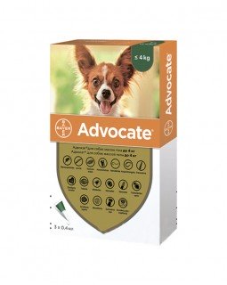 Bayer Advocate для собак до 4 кг