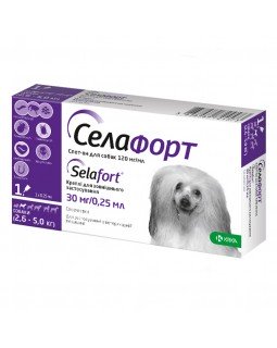  Селафорт для собак 2,6-5 кг
