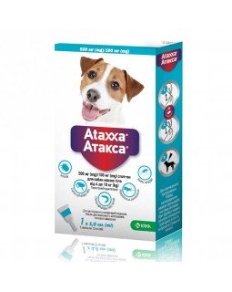 Ataxxa Spot-On краплі на холку від бліх та кліщів для собак вагою 4-10 кг