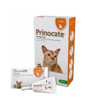 Prinocate (Принокат) краплі на холку від бліх, кліщів та гельмінтів для котів вагою до 4 кг