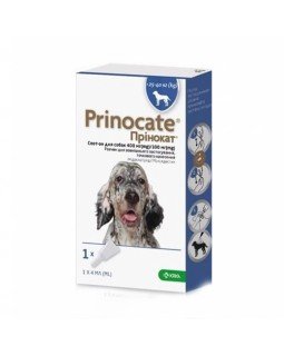 Prinocate (Принокат) краплі на холку від бліх, кліщів та гельмінтів для собак 25-40 кг