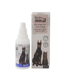 AnimAll VetLine Ушные капли для кошек и собак AnimAll VetLine Ушные капли для кошек и собак