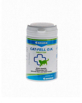 Canina Cat-Fell O.K. 50г/100табл. биотин с микроэл.