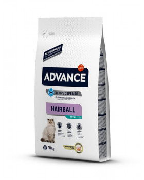 Advance Cat Sterilized Hairball для виведення шерсті в стерилізованих кішок з індичкою