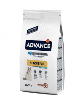 Advance Cat Sterilized Salmon Sensitive для стерилізованих котів з чутливим травленням, з лососем