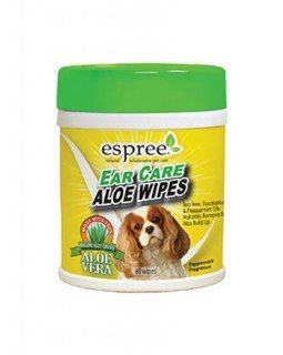 Espree Aloe Ear Care Pet Wipes Espree Aloe Ear Care Pet Wipes
