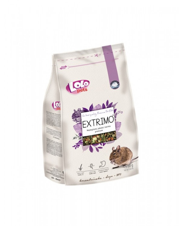 Lolo Pets Extrimo Полнорационный корм для дегу Lolo Pets Extrimo Полнорационный корм для дегу