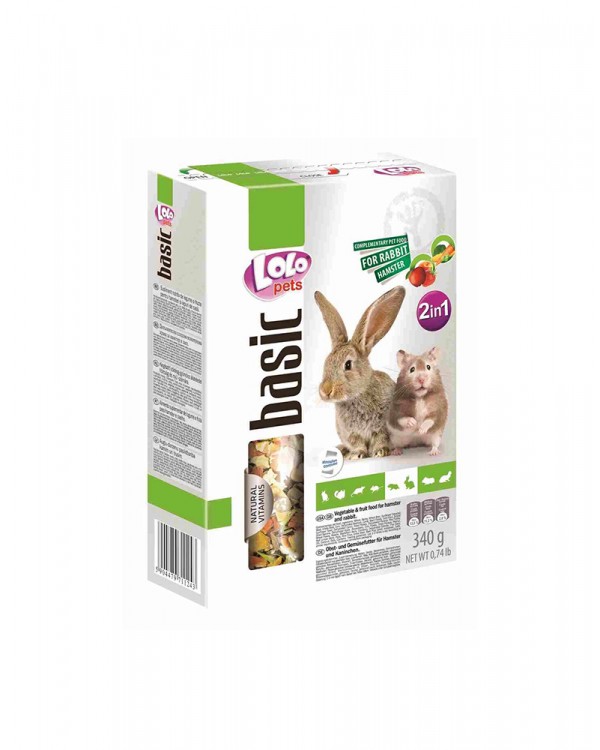 Lolo Pets Овоще-фруктовый корм для хомяка и кролика Lolo Pets Овоще-фруктовый корм для хомяка и кролика
