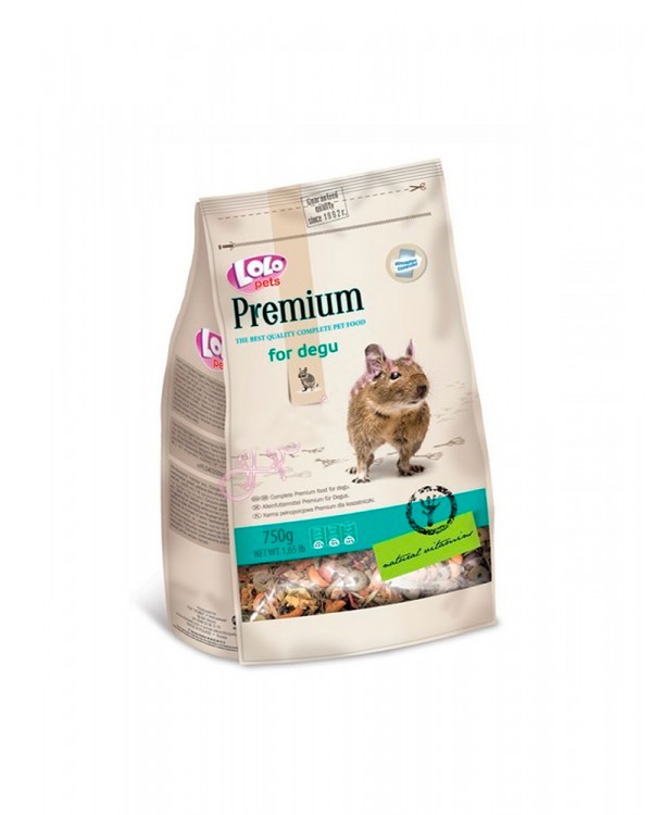 Lolo Pets Premium Полнорационный корм для дегу Lolo Pets Premium Полнорационный корм для дегу