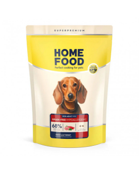 Home Food Беззерновий сухий корм для собак маленьких порід з качкою і індичкою