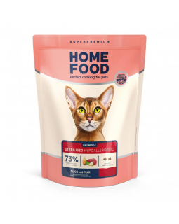 Home Food гіпоалергенний беззерновий з качиним філе та грушею