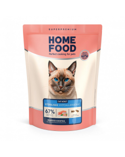 Home Food  гіпоалергенний корм для дорослих котів, морський коктейль