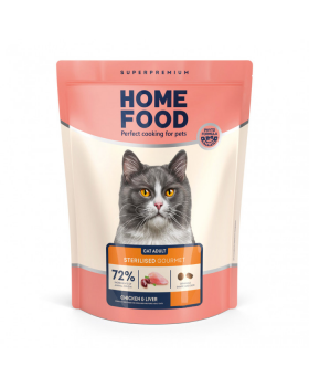 Home Food для вибагливих котів з куркою і субпродуктами