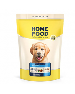 Home Food для цуценят середніх і великих порід з фореллю та рисом Home Food для цуценят середніх і великих порід з фореллю та рисом