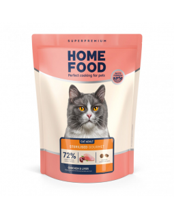 Home Food для вибагливих котів з куркою і субпродуктами