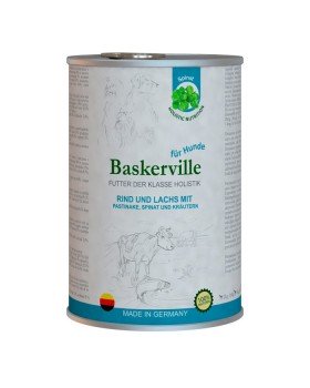 Baskerville Лосось і яловичина з пастернаком, шпинатом та зеленню