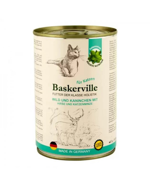 Baskerville Оленина з кроликом і котячою м'ятою