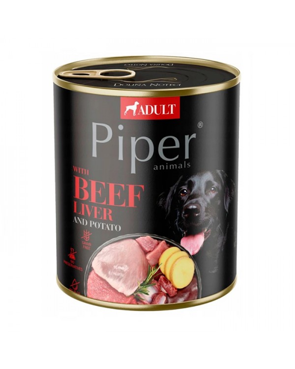 Dolina Noteci Piper Beef Liver & Potatoes Консерва для собак з яловичої печінкою і картоплею Dolina Noteci Piper Beef Liver & Potatoes Консерва для собак з яловичої печінкою і картоплею
