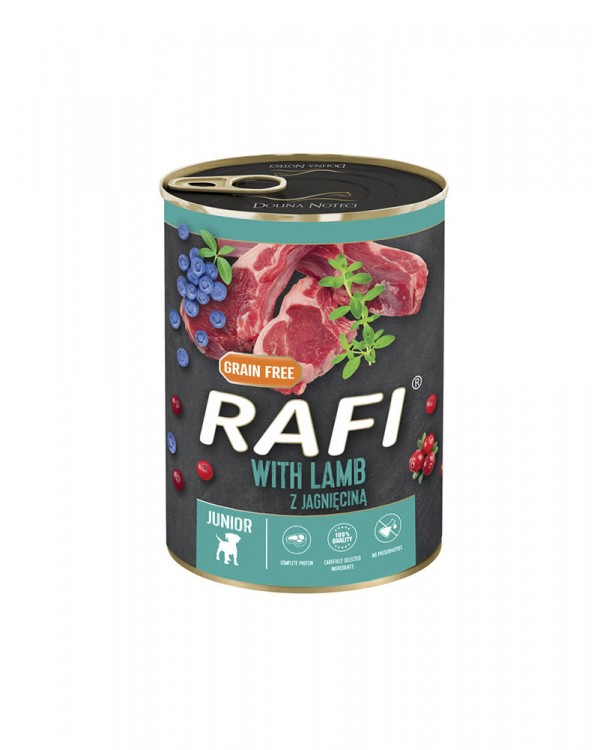 Dolina Noteci Rafi Junior консерва для цуценят  з ягням