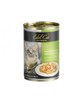 Edel Cat Для взрослых котов с индейкой и печенью