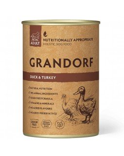 Grandorf Duck &Turkey Вологий корм для собак з м'ясом качки та індичкою