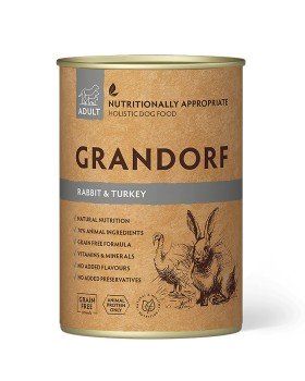 Grandorf Rabbit & Turkey Вологий корм для собак з м'ясом кролика та індичкою